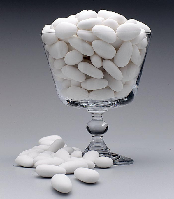 Amêndoas Confeitadas Branca - Deluxe - Empório das Amêndoas