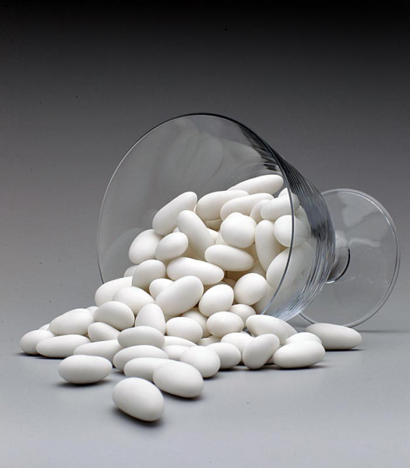 Amêndoas Confeitadas Branca - Deluxe - Empório das Amêndoas