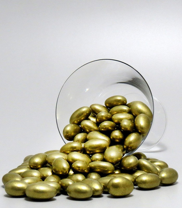 Amêndoas Confeitadas Dourada - Prime - Empório das Amêndoas