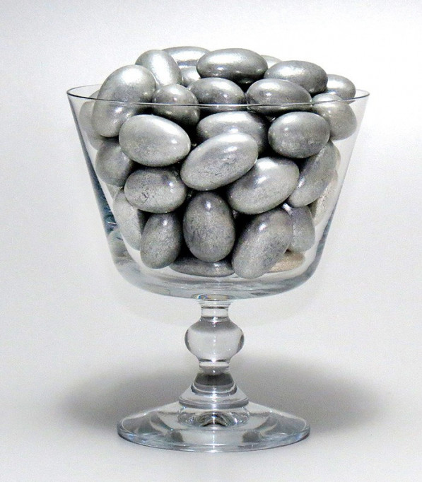 Amêndoas Confeitadas Prata - Prime - Empório das Amêndoas