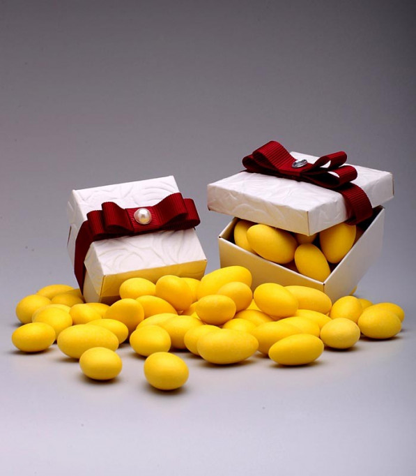 Amêndoas Confeitadas Amarela - Le Classic - Empório das Amêndoas