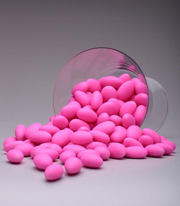 Amêndoas Confeitadas Rosa - Premium - Empório das Amêndoas