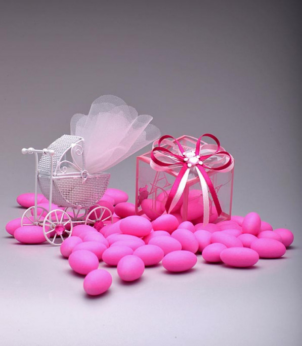 Amêndoas Confeitadas Rosa - Premium - Empório das Amêndoas