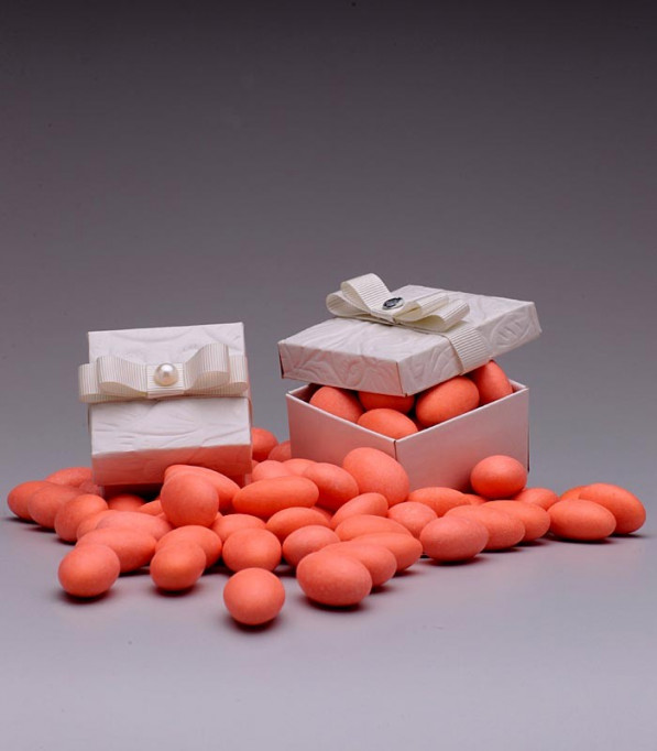 Amêndoas Confeitadas Laranja - Premium - Empório das Amêndoas