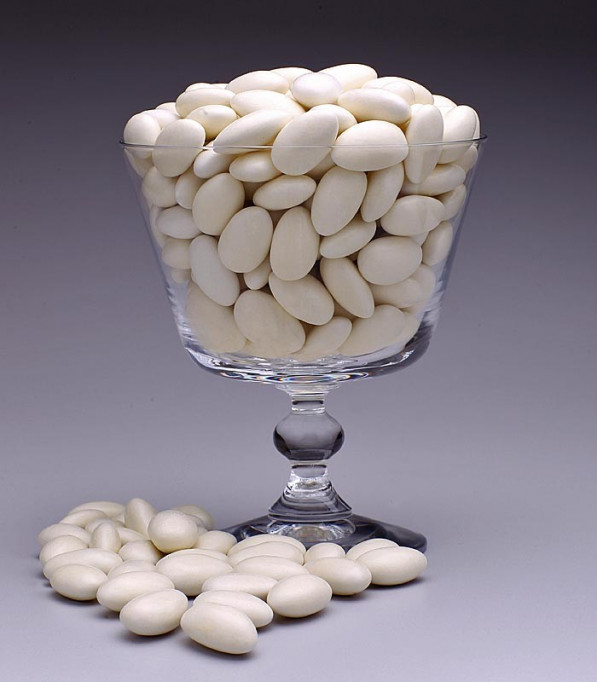 Amêndoas Confeitadas Branca - Empório das Amêndoas