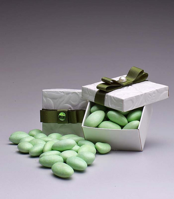 Amêndoas Confeitadas Verde Bebê - Empório das Amêndoas