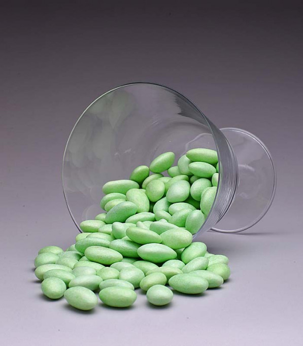 Amêndoas Confeitadas Verde Bebê - Empório das Amêndoas