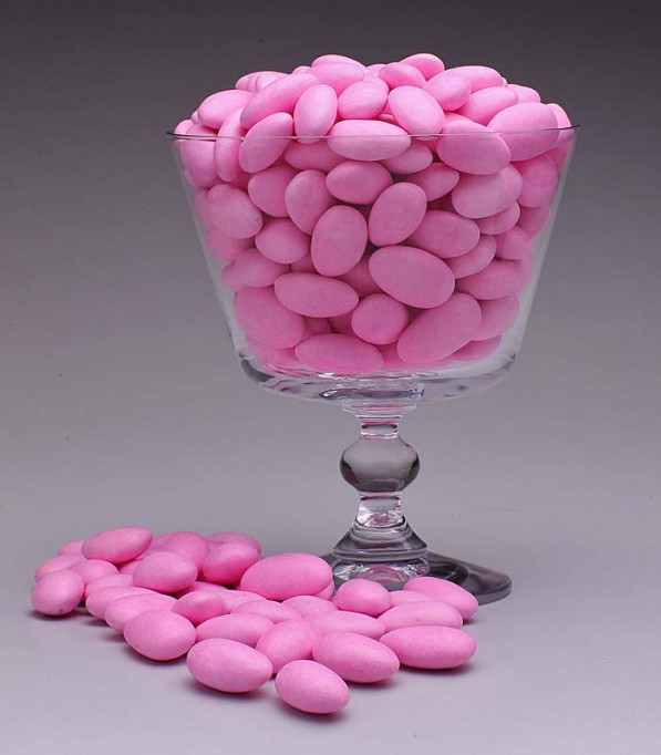 Amêndoas Confeitadas Rosa Bebê - Empório das Amêndoas