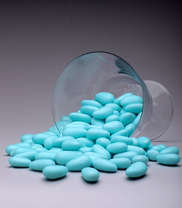 Amêndoas Confeitadas Azul Bebê - Elite - Empório das Amêndoas