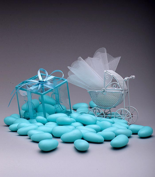Amêndoas Confeitadas Azul Bebê - Elite - Empório das Amêndoas