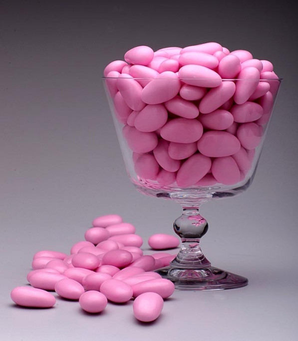 Amêndoas Confeitadas Rosa Bebê - Elite - Empório das Amêndoas