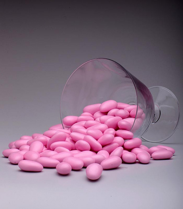 Amêndoas Confeitadas Rosa Bebê - Elite - Empório das Amêndoas