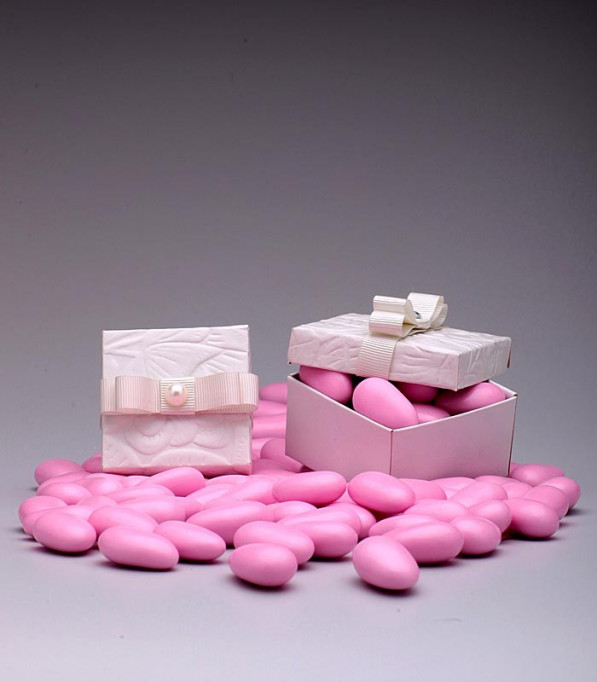 Amêndoas Confeitadas Rosa Bebê - Elite - Empório das Amêndoas