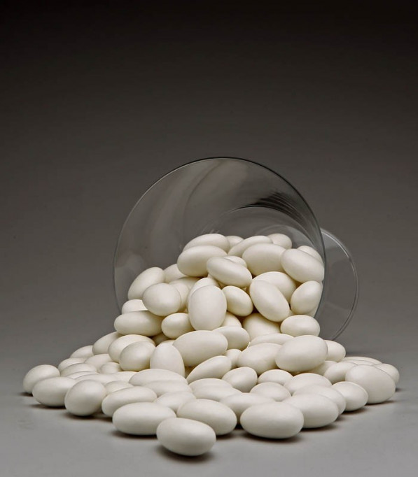 Amêndoas Confeitadas Branca - Elite - Empório das Amêndoas